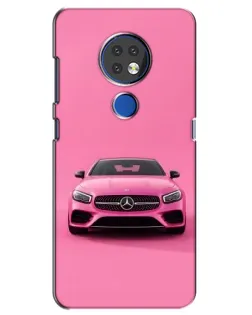 Чехол для Nokia 7.2 с картинкой «Розовый Mercedes AMG» Чехол для Nokia 7.2 с картинкой «Розовый Mercedes AMG»