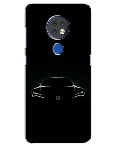 Чехол для Nokia 7.2 с картинкой «Mercedes — силуэт авто» Чехол для Nokia 7.2 с картинкой «Mercedes — силуэт авто»