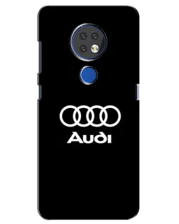 Чехол для Nokia 7.2 с картинкой «Классическое лого Audi» Чехол для Nokia 7.2 с картинкой «Классическое лого Audi»