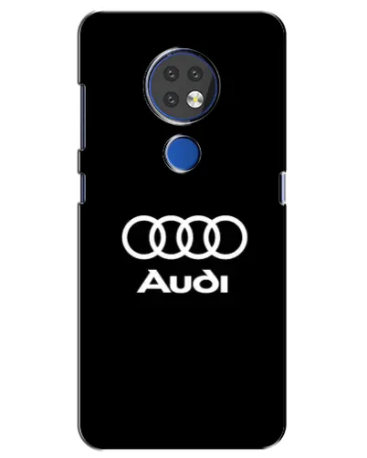 Чехол для Nokia 7.2 с картинкой «Классическое лого Audi»