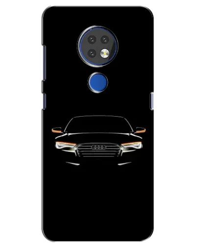Чехол для Nokia 7.2 с картинкой «Audi — ночной контур»