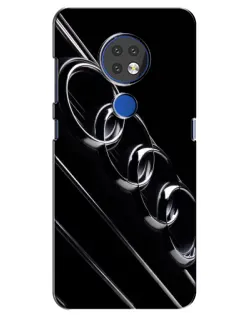 Чехол для Nokia 7.2 с картинкой «Audi — абстрактные кольца» Чехол для Nokia 7.2 с картинкой «Audi — абстрактные кольца»