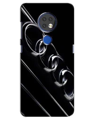 Чехол для Nokia 7.2 с картинкой «Audi — абстрактные кольца»