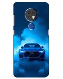 Чехол для Nokia 7.2 с картинкой «Audi — голубая энергия» Чехол для Nokia 7.2 с картинкой «Audi — голубая энергия»
