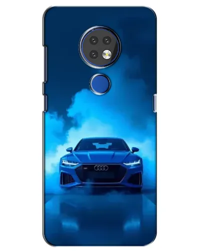 Чехол для Nokia 7.2 с картинкой «Audi — голубая энергия»