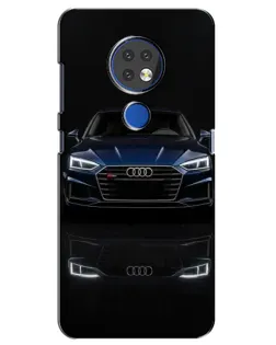Чехол для Nokia 7.2 с картинкой «Audi — ночное отражение» Чехол для Nokia 7.2 с картинкой «Audi — ночное отражение»