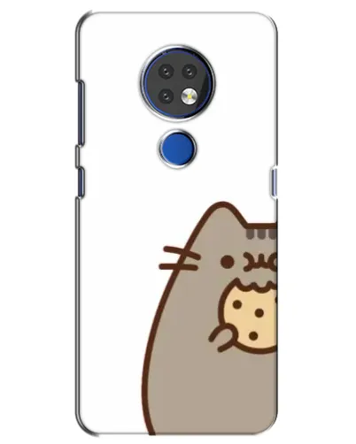 Чехол для Nokia 7.2 с картинкой «Пушин с печеньем»