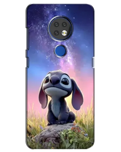 Чехол для Nokia 7.2 с картинкой «Стич на рассвете»
