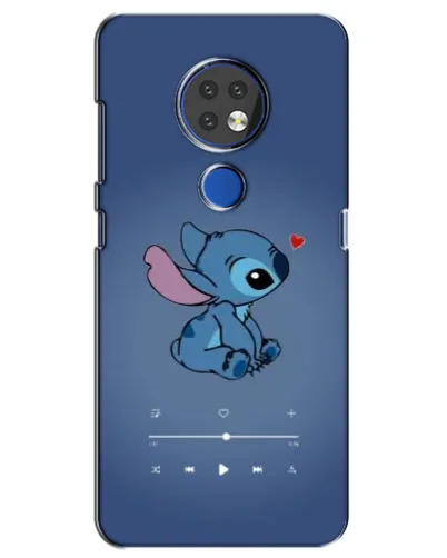 Чехол для Nokia 7.2 с картинкой «Музыкальный Stitch»