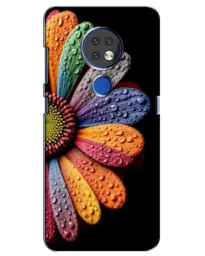 Чохол для Nokia 7.2 з картинкою «Райдужна квітка»