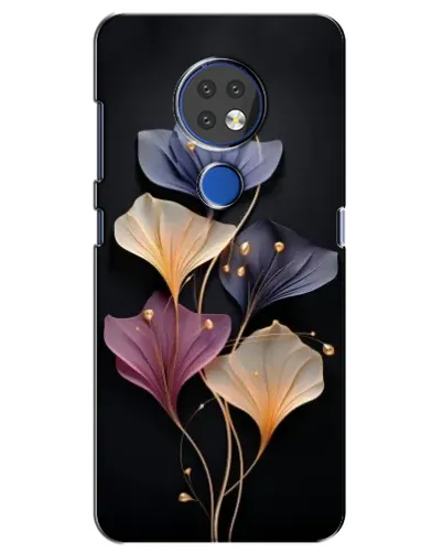 Чохол для Nokia 7.2 з картинкою «Лілові квіти грації»