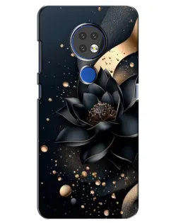 Чохол для Nokia 7.2 з картинкою «Чорний лотос»