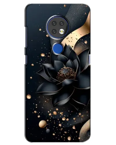 Чохол для Nokia 7.2 з картинкою «Чорний лотос»