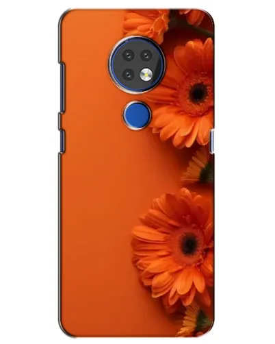 Чохол для Nokia 7.2 з картинкою «Помаранчеві гербери»