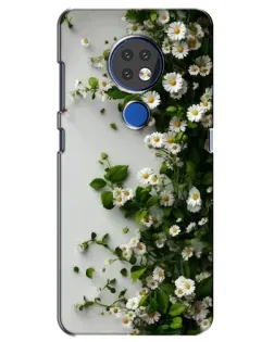 Чохол для Nokia 7.2 з картинкою «Гілка дрібних білих квітів»