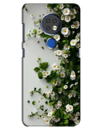 Чохол для Nokia 7.2 з картинкою «Гілка дрібних білих квітів»