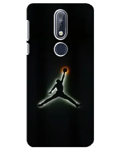 Чехол для Nokia 7.1 (2018) с картинкой «Jordan Gradient Logo»