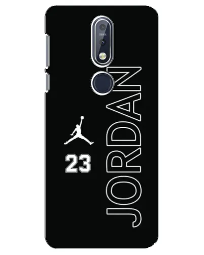 Чехол для Nokia 7.1 (2018) с картинкой «Jordan Vertical»
