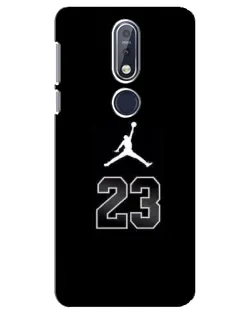 Чехол для Nokia 7.1 (2018) с картинкой «Jordan Flight 23»