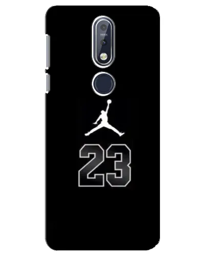 Чехол для Nokia 7.1 (2018) с картинкой «Jordan Flight 23»