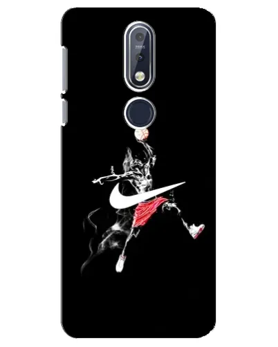 Чехол для Nokia 7.1 (2018) с картинкой «Jordan Jumpman»