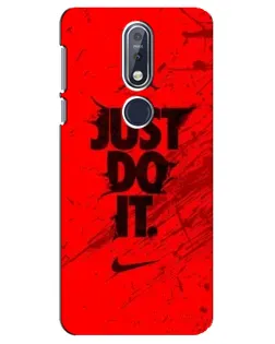 Чехол для Nokia 7.1 (2018) с картинкой «Nike Just Do It»