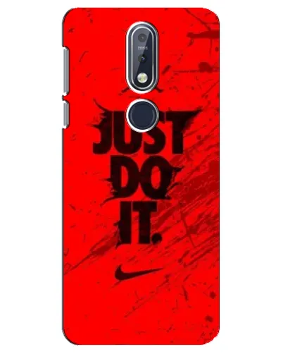 Чехол для Nokia 7.1 (2018) с картинкой «Nike Just Do It»