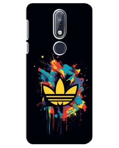 Чехол для Nokia 7.1 (2018) с картинкой «Adidas Splash»