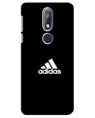 Чехол для Nokia 7.1 (2018) с картинкой «Adidas Red Style»