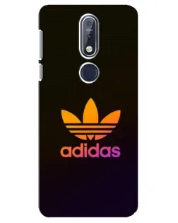 Чехол для Nokia 7.1 (2018) с картинкой «Градиент Adidas»