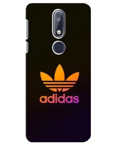 Чехол для Nokia 7.1 (2018) с картинкой «Градиент Adidas»