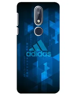 Чехол для Nokia 7.1 (2018) с картинкой «Adidas Sport Art»