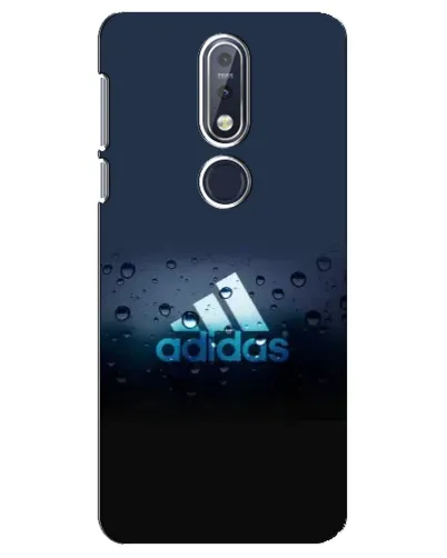 Чехол для Nokia 7.1 (2018) с картинкой «Adidas Water Drops»
