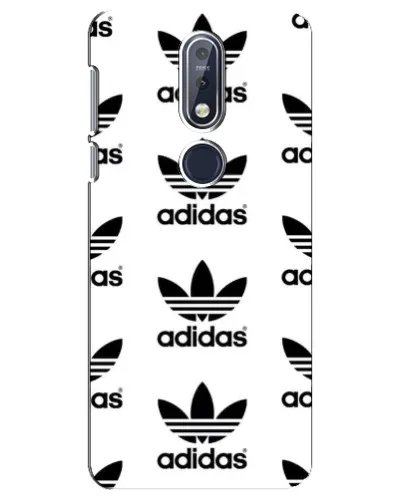 Чехол для Nokia 7.1 (2018) с картинкой «Adidas Pattern»