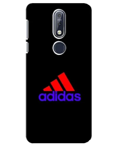 Чехол для Nokia 7.1 (2018) с картинкой «Классический Adidas»