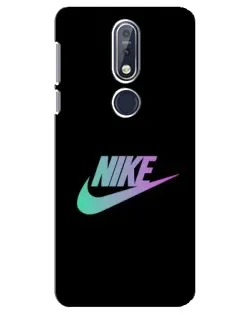 Чехол для Nokia 7.1 (2018) с картинкой «Nike — городская ночь»