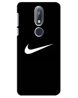 Чехол для Nokia 7.1 (2018) с картинкой «Минималистический Найк»
