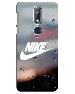 Чехол для Nokia 7.1 (2018) с картинкой «Nike в стиле ретро»
