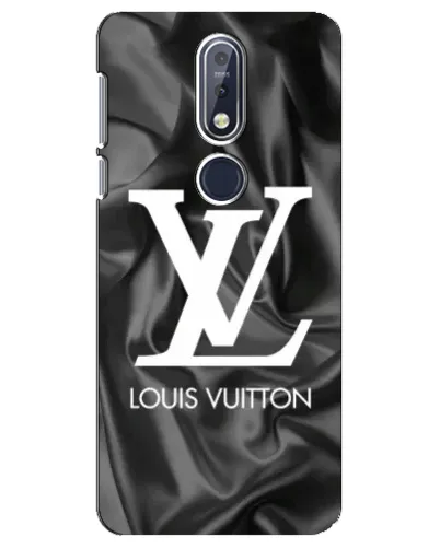 Чехол для Nokia 7.1 (2018) с картинкой «Шелковый Louis Vuitton»