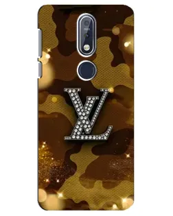 Чехол для Nokia 7.1 (2018) с картинкой «Камуфляжный Louis Vuitton»