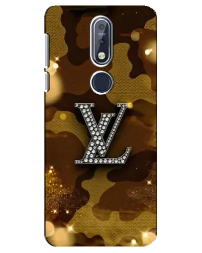 Чехол для Nokia 7.1 (2018) с картинкой «Камуфляжный Louis Vuitton»