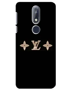 Чехол для Nokia 7.1 (2018) с картинкой «Louis Vuitton — минимализм»