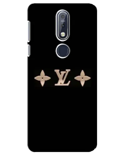 Чехол для Nokia 7.1 (2018) с картинкой «Louis Vuitton — минимализм»