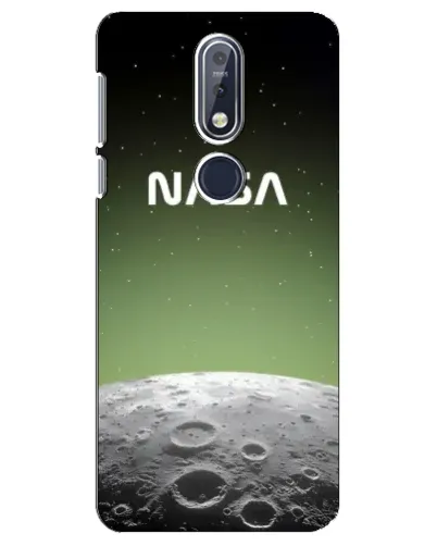 Чехол для Nokia 7.1 (2018) с картинкой «NASA — лунный градиент»