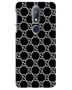 Чехол для Nokia 7.1 (2018) с картинкой «Gucci — сетчатый паттерн»