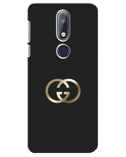 Чехол для Nokia 7.1 (2018) с картинкой «Минимализм Gucci»
