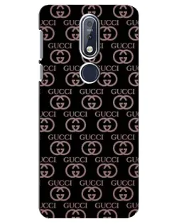 Чехол для Nokia 7.1 (2018) с картинкой «Классическая монограмма Gucci»
