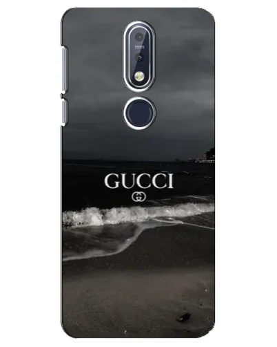 Чехол для Nokia 7.1 (2018) с картинкой «Gucci — морской прибой»