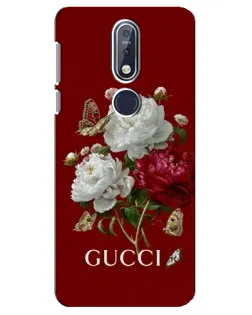 Чехол для Nokia 7.1 (2018) с картинкой «Gucci —  сад»