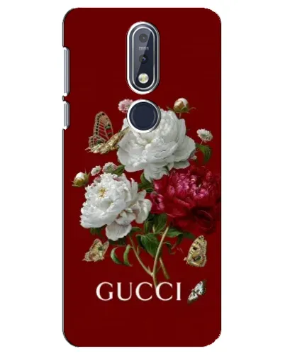 Чехол для Nokia 7.1 (2018) с картинкой «Gucci —  сад»